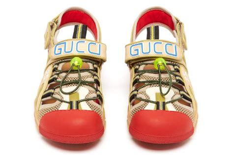 women sandals gucci|Gucci closed toe sandals.